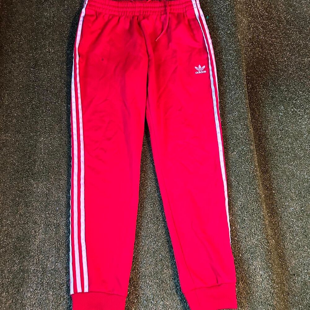Adidas-originals Men's Red and Pink Joggers-tracksuits